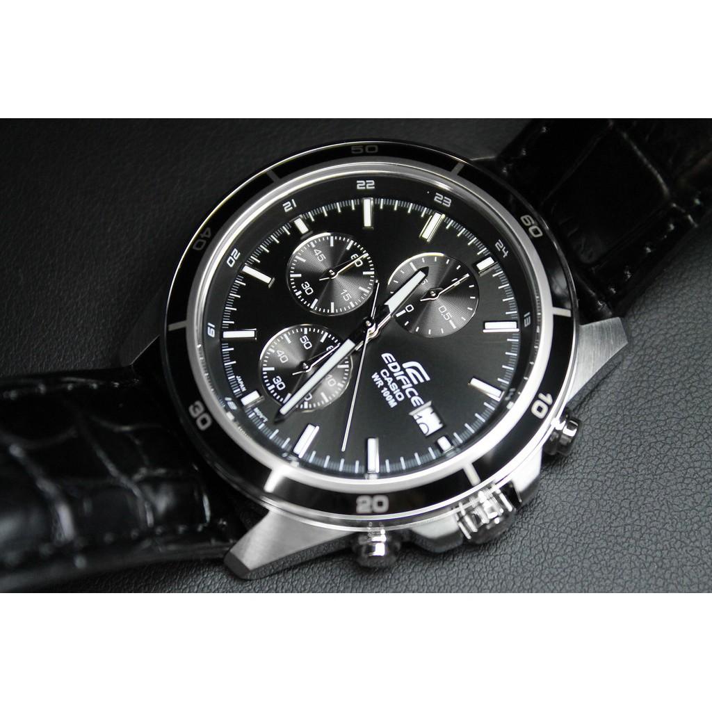 Đồng hồ nam dây da Casio Edifice chính hãng EFR-526L-1AVUDF (43mm)