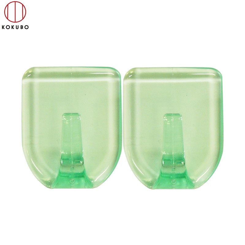 Combo 02 Set Móc treo dán tường nhựa nguyên sinh GPPS cao cấp, bền đẹp Kokubo tải trọng 1kg - Made in Japan