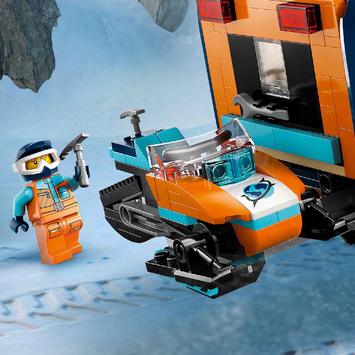 LEGO CITY 60471 Đồ Chơi Lắp Ráp Xe Thí Nghiệm Khám Phá Bắc Cực (1064 chi tiết)
