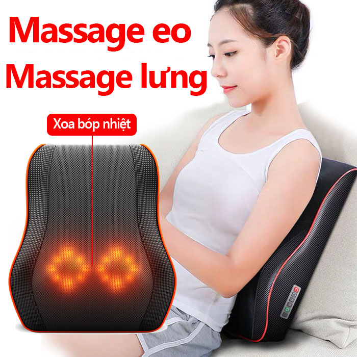 Gối massage vai gáy toàn thân đa năng cao cấp，Máy massage vai gáy BENBO gối