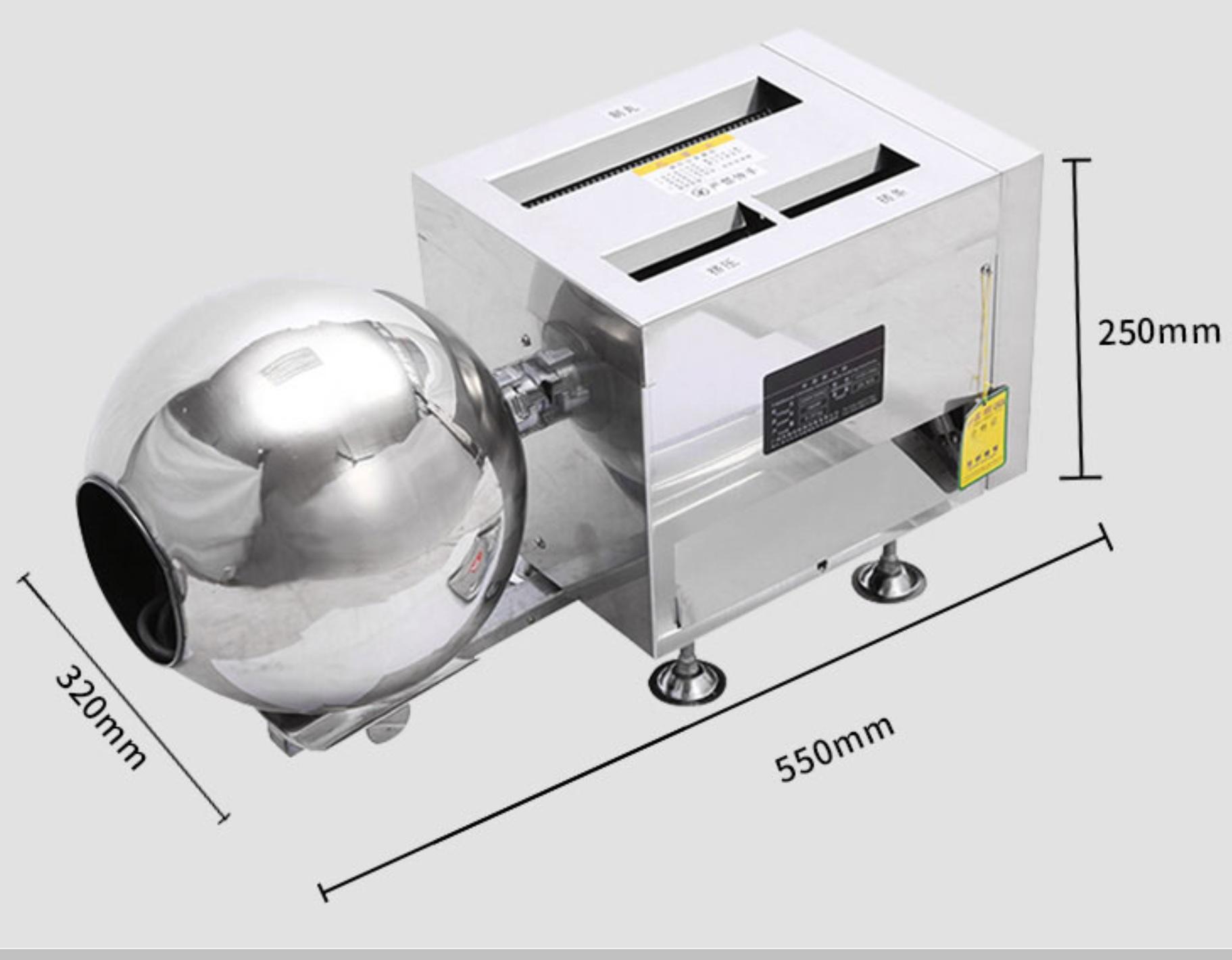 Máy vo viên trân châu trà sữa, bánh nhãn cỡ 10mm siêu tròn và đều năng suất 10KG/H
