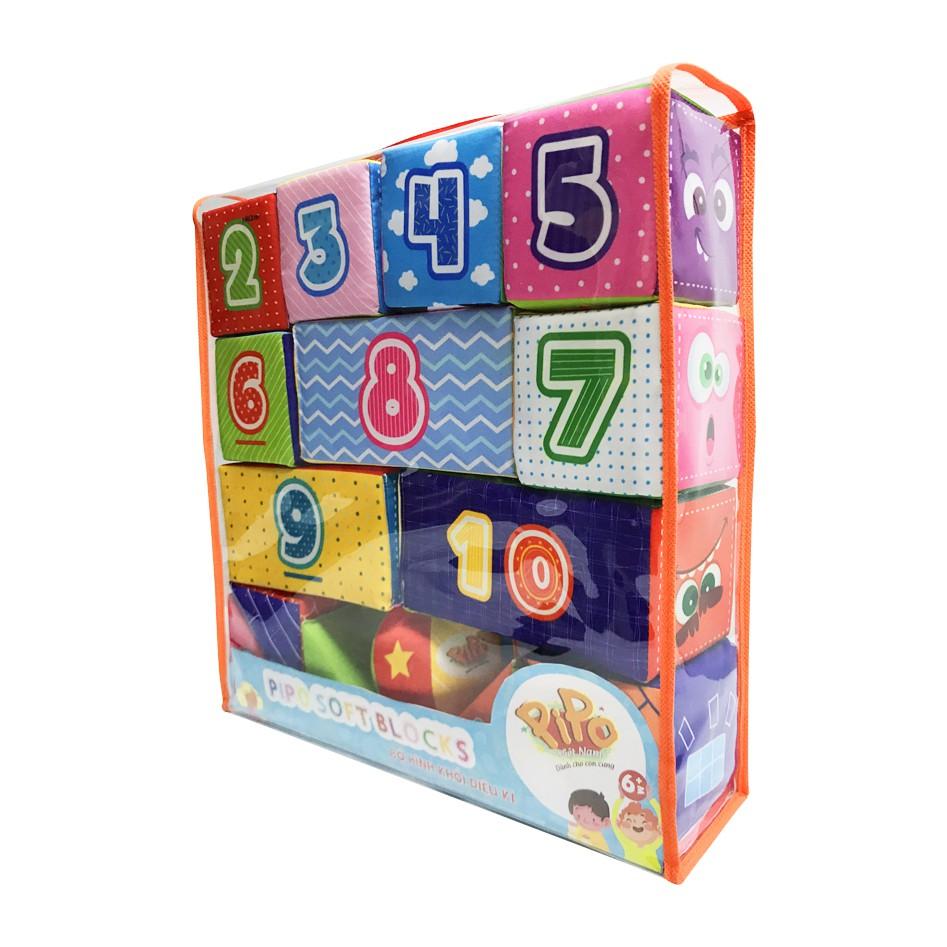 Bộ Khối hình Diệu Kì PiPo Soft Blocks