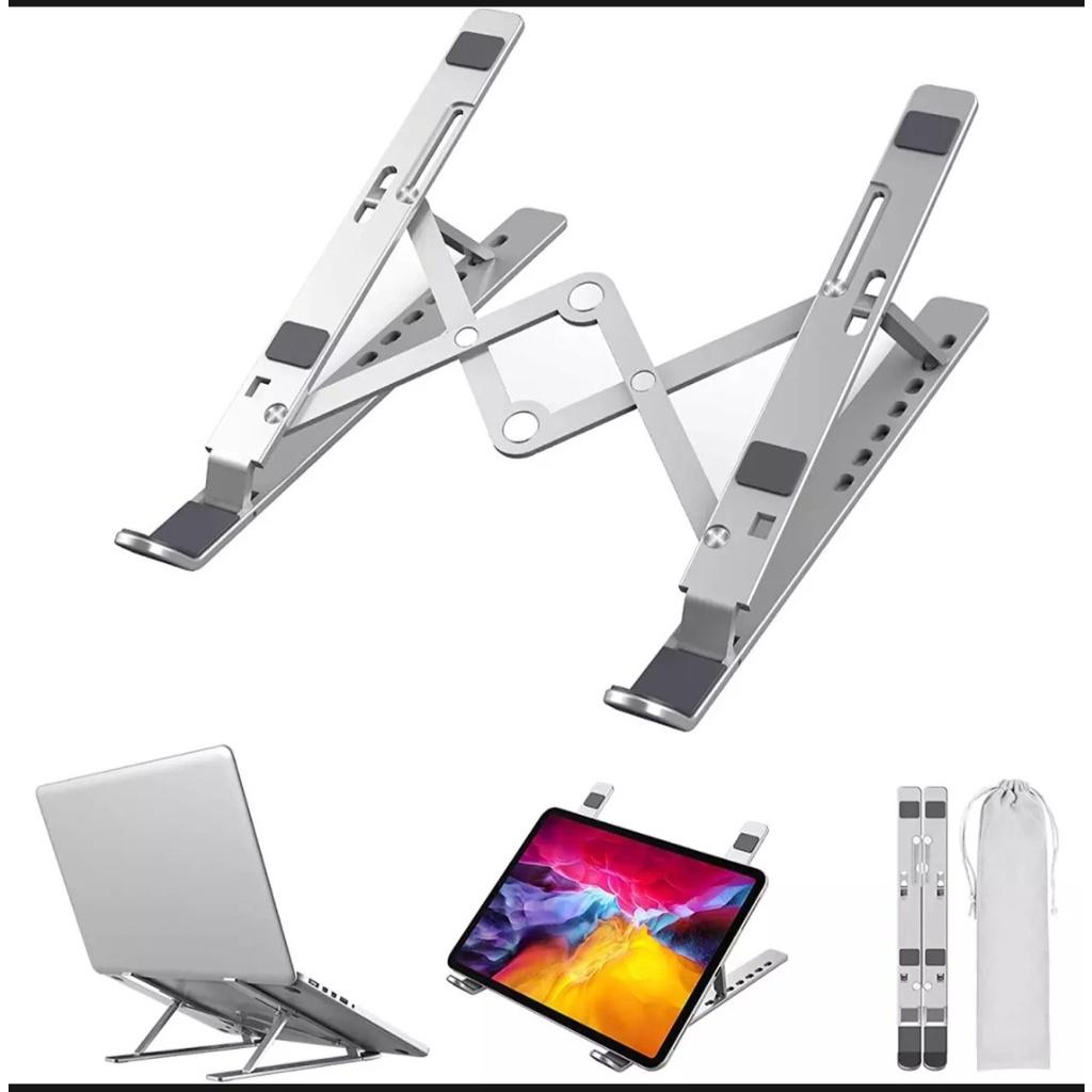 Giá đỡ laptop, macbook,ipad nhôm cao cấp tản nhiệt có thể thu gọn sủ dụng tiện lợi