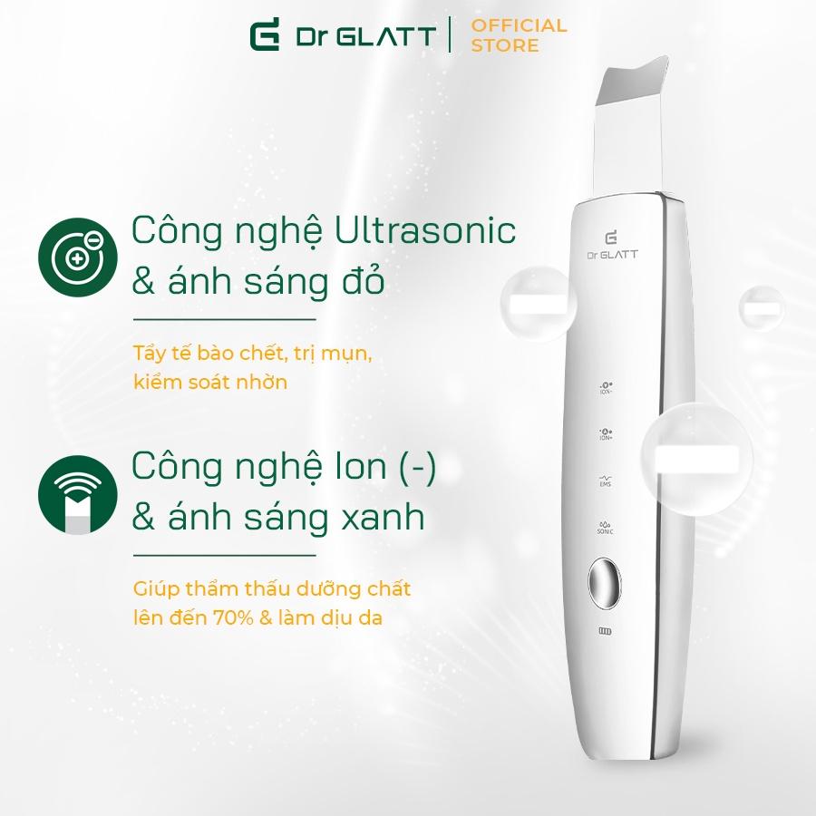 Máy đẩy tinh chất và tẩy tế bào chết ULTRAS 2.0, 4 trong 1, hàng chính hãng Dr Glatt, thương hiệu Đức