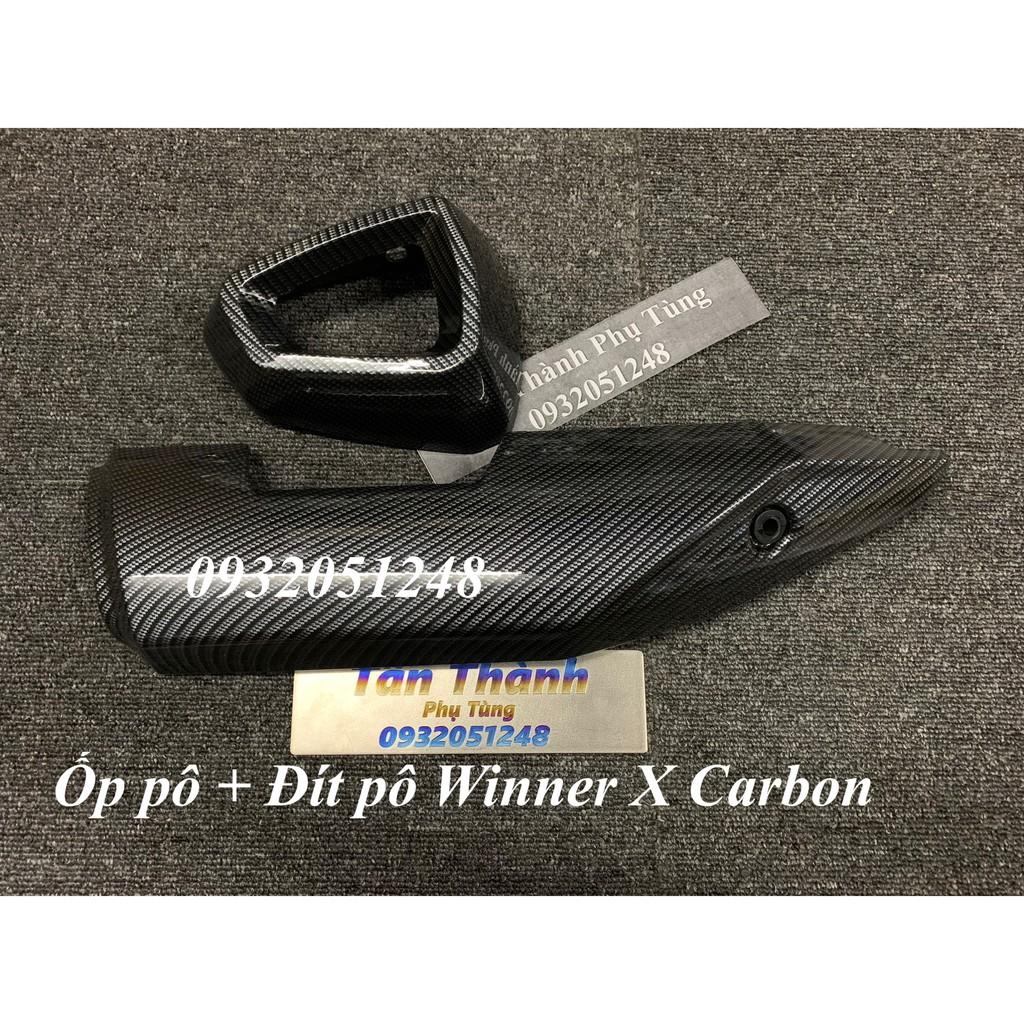 Combo Mặt nạ+ Bộ Ốp Pô dành cho Winner X Carbon