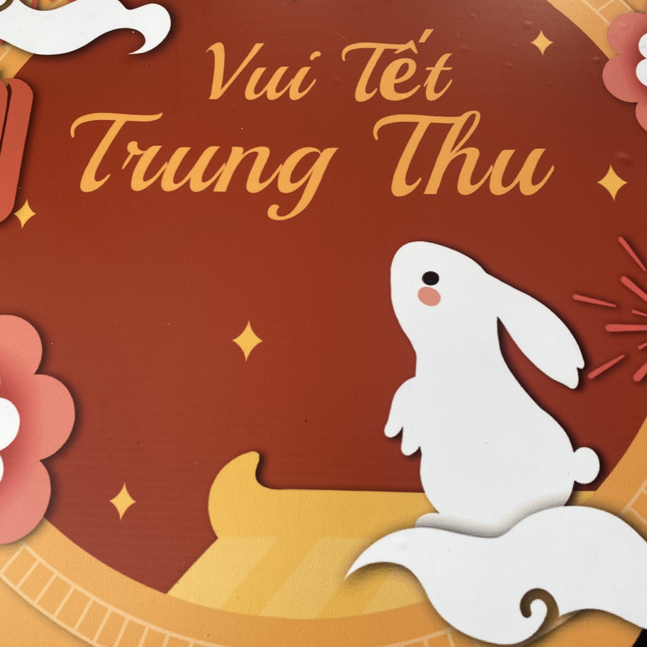 Bảng Vui Tết Trung Thu bằng foxmec chống nước decor treo trang trí Trung Thu (mẫu mới 2023)