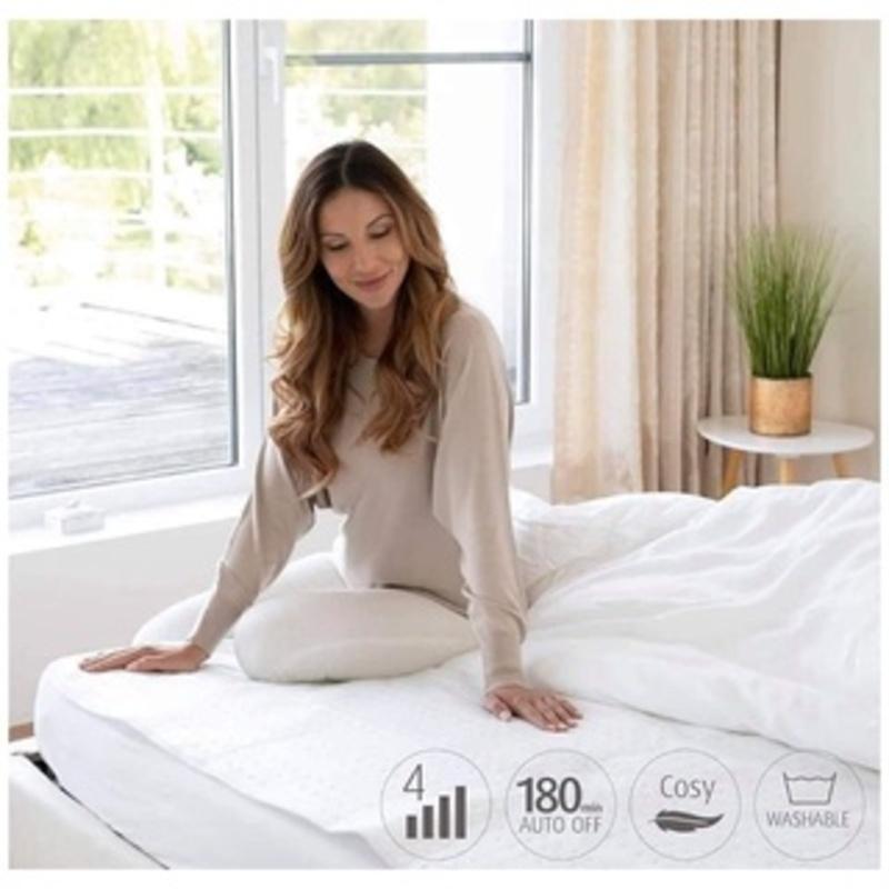 Đệm Điện Sưởi Ấm Medisana HU676, Nệm Điện Kích Thước 150cm x 80 cm, Chế Độ Tự Ngắt An Toàn, Tiết Kiệm Điện, Nhập Đức