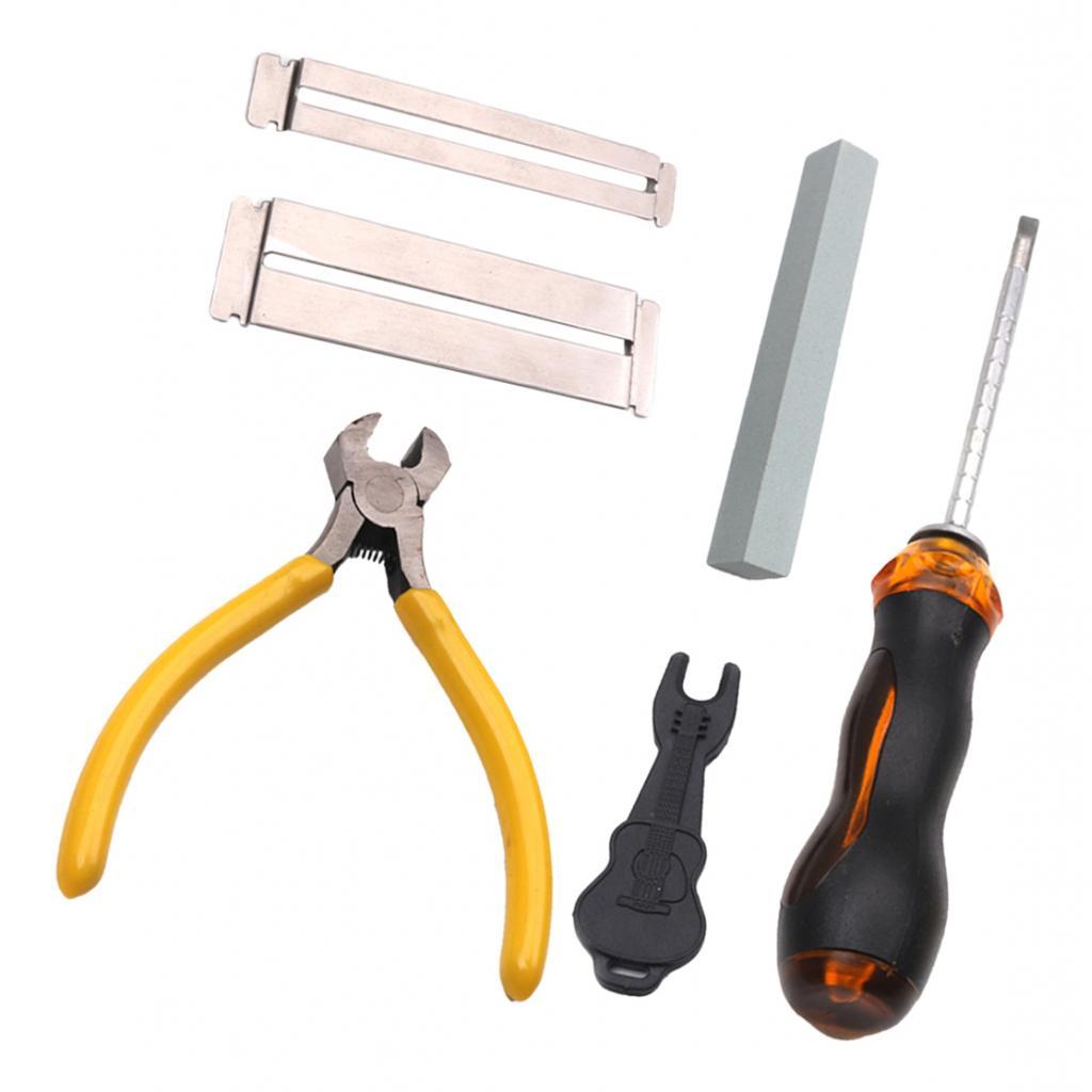 Guitar Tool Kit: Fret Protector + Fret Pull + Leveling File + Tuning Screwdriver