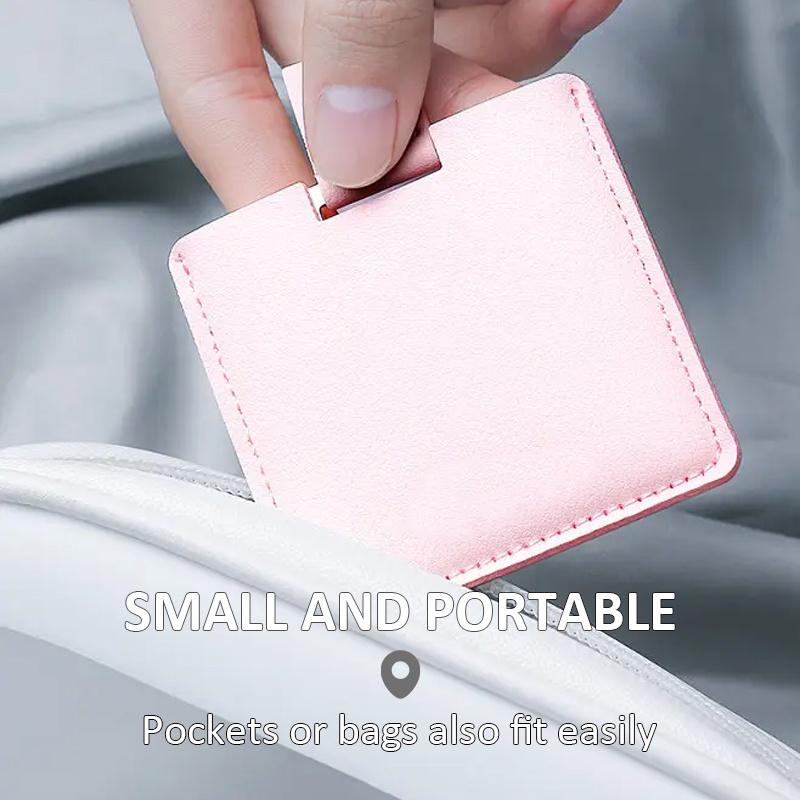 Gương Derf Trang Điểm Dạng Thẻ Vuông Nhỏ Bằng Thép Không Gỉ