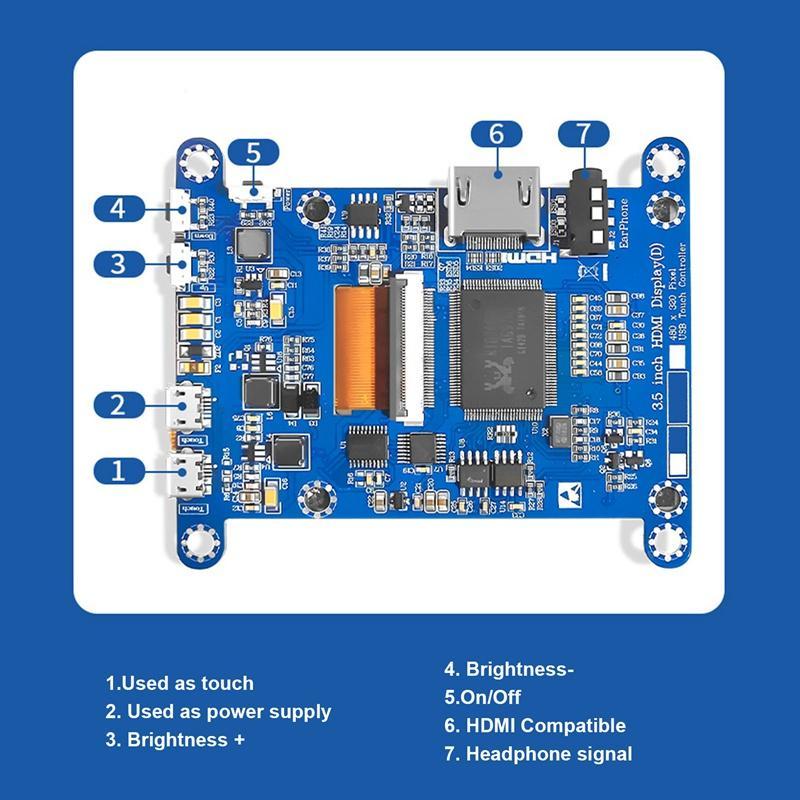 Màn Hình Cảm Ứng LCD 3.5 Inch HDMI Cho Raspberry Pi