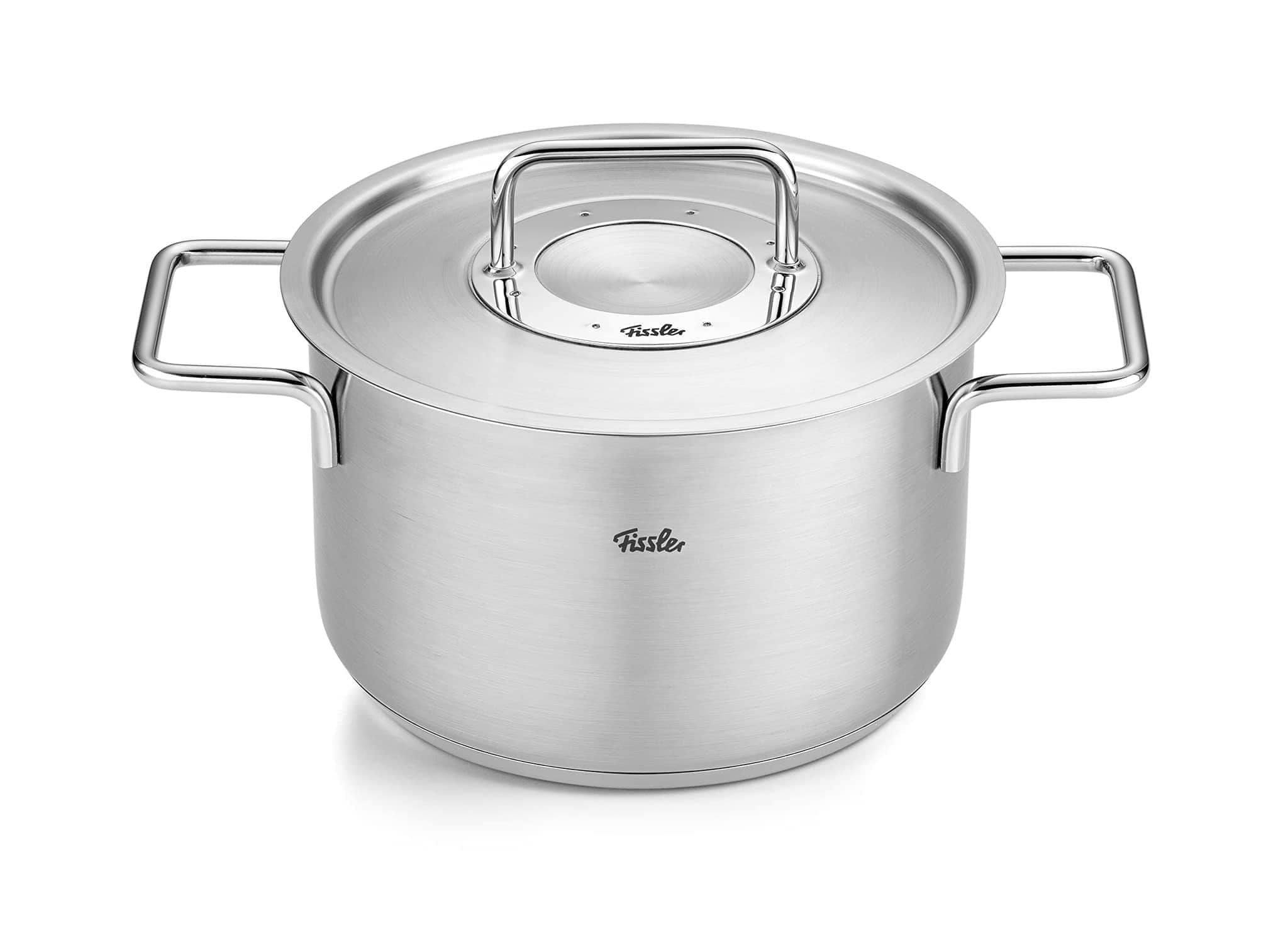 Bộ Nồi FISSLER PURE COLLECTION 5 Món Kèm Quánh, Bộ Nòi Đức, Vung Thép Siêu Bền, Không Lo Rơi Vỡ, Dễ Dàng Vệ Sinh, Bắt Nhiệt Nhanh, Phù Hợp Với Mọi Loại Bếp, Nhập Đức, Hàng Chính Hãng