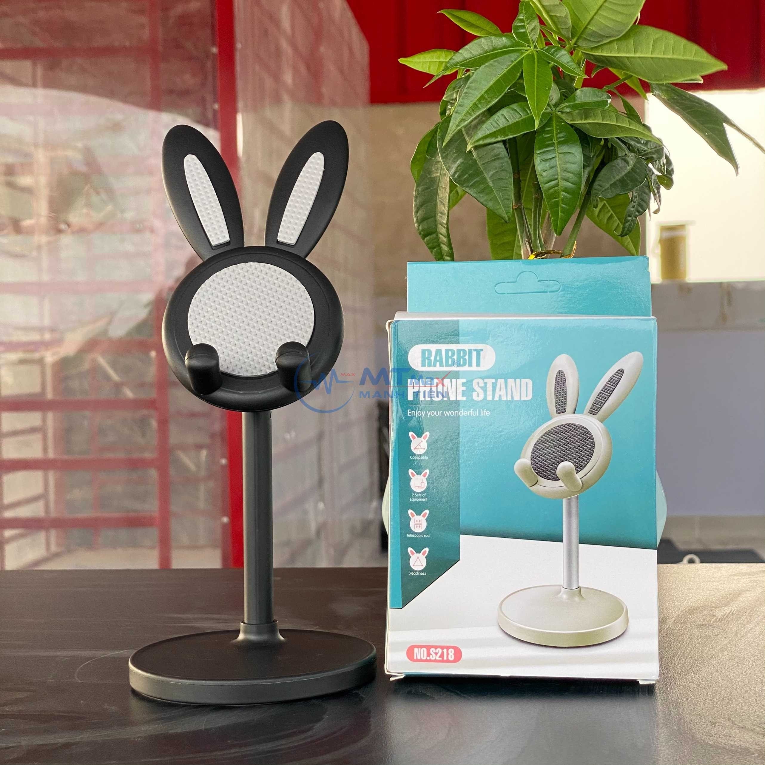 Giá Đỡ Điện Thoại Hình Tai Thỏ Dễ Thương – Kute Giá đỡ cho Điện Thoại , Máy Tính bảng