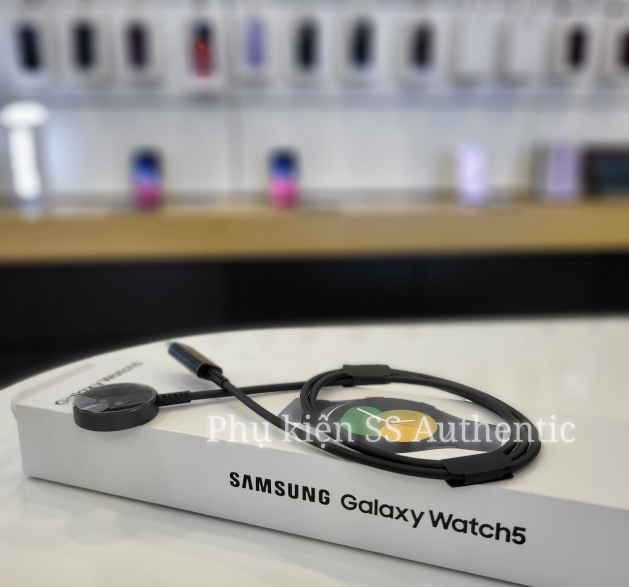 Đế Sạc Không Dây Dành Cho Đồng Hồ Samsung  Watch 5/  Watch 4 / Watch 3 / Watch Active 1 / Active 2 - Sạc Nhanh Chuẩn Theo Máy