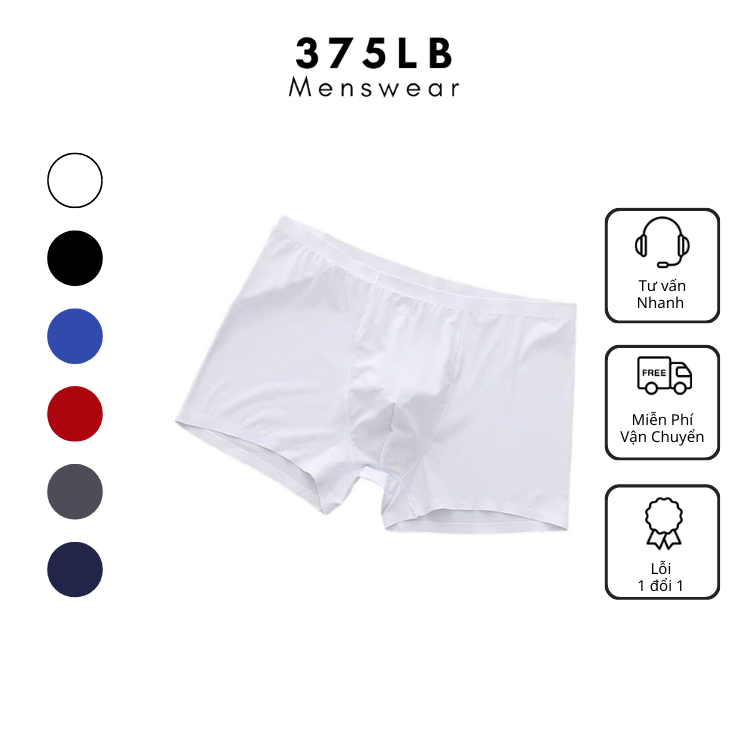 Quần Lót Nam Boxer- Quần sịp đùi Nam chất Thun Lạnh đúc xu Cao Cấp, mặc thoải mái, không bí, thấm hút mồ hôi