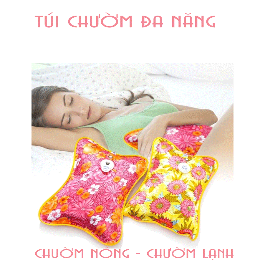 Túi Chườm Nóng Lạnh Đa Năng Mặt trời Size Lớn TTV ( Màu Ngẫu Nhiên ) Combo 2 Túi Giá Ưu Đãi