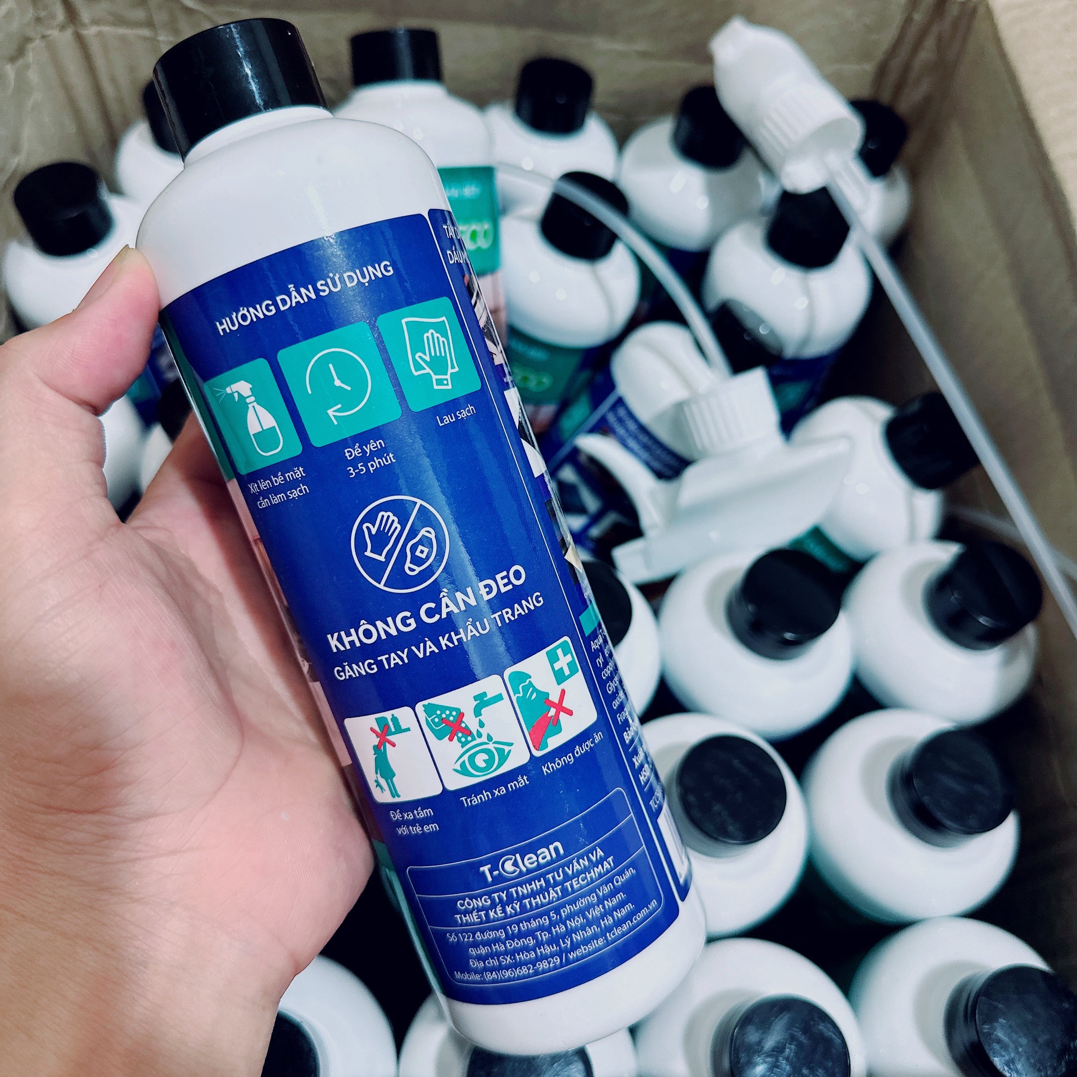 Xịt Vệ Sinh Nhà Bếp - Tẩy Dầu Mỡ T-Clean - Tp Tự Nhiên - Làm Sạch Bếp, Sạch Nồi, Sạch Lò - An Toàn
