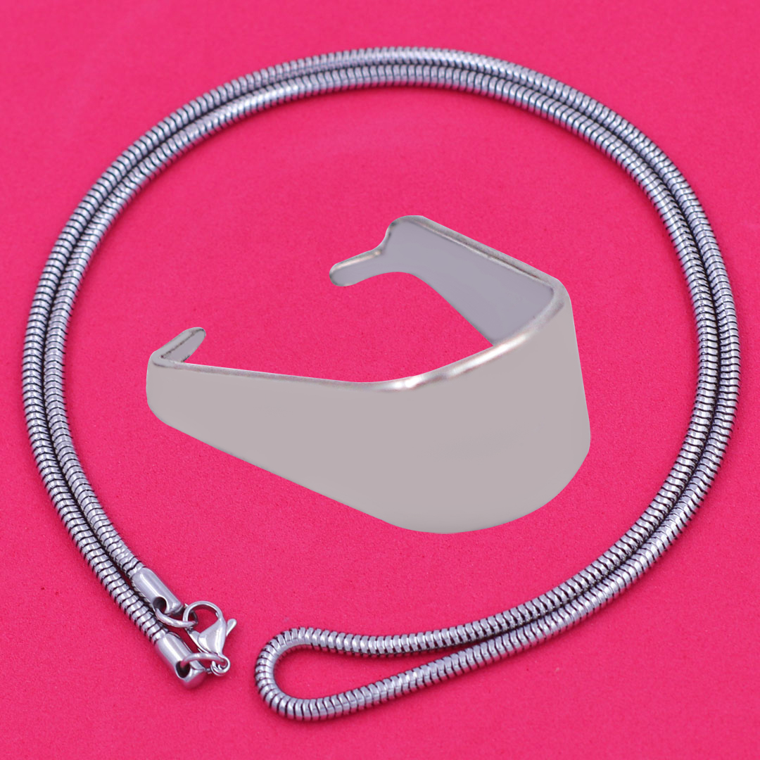 Mặt Phật Văn thù thạch anh đen 3.6 cm kèm dây chuyền inox rắn - mặt dây chuyền size M, Mặt Phật bản mệnh