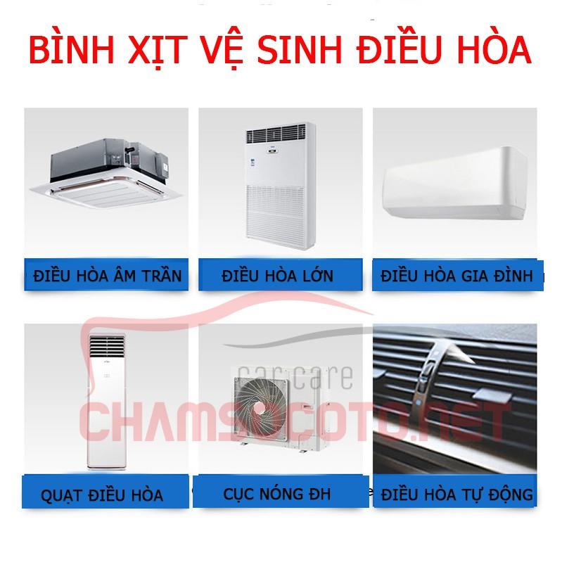 Bình xịt vệ sinh khử mùi máy lạnh điều hòa Kasder 500ml MUA 1 TẶNG 1