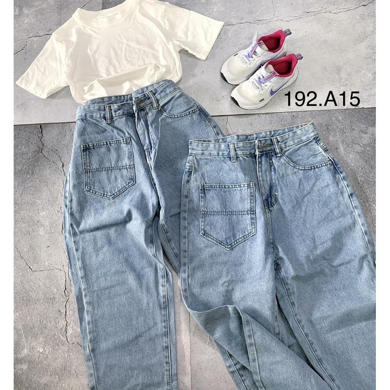 Quần baggy jean 1túi 192(xanh)