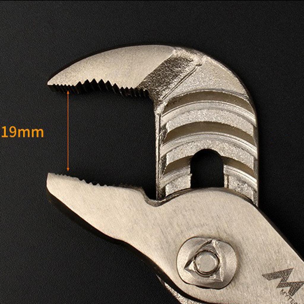 Adjustable Plumbing Pipe Pliers Wrench, Groove Joint Pliers 7 inch