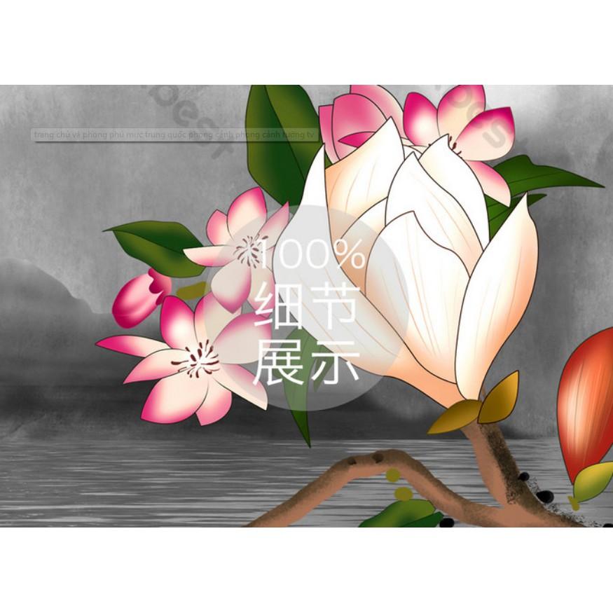 Tranh dán tường Tranh 3d dán tường phòng khách phòng ngủ hiện đại 08