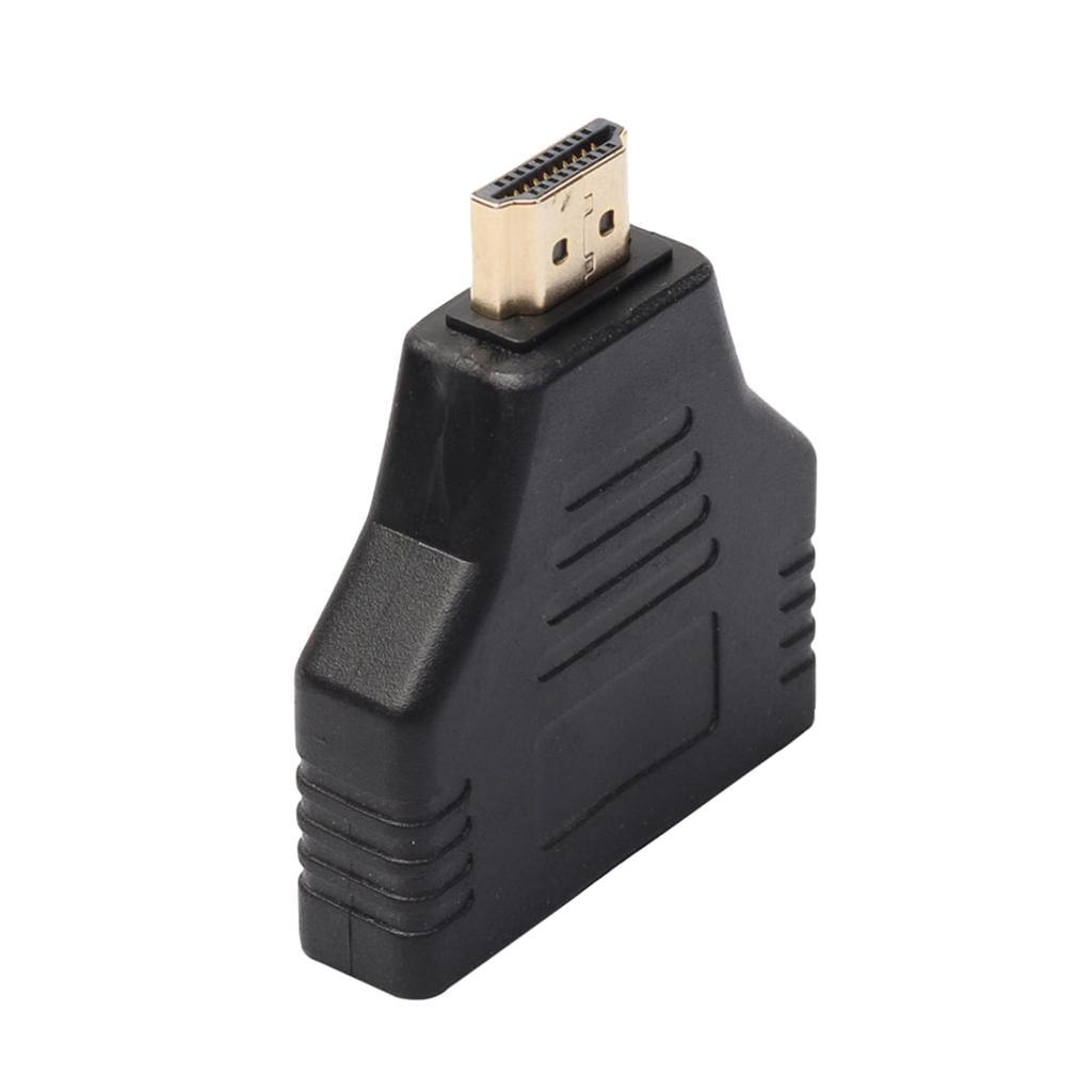 2x 1 In2 1080P Port Converter Male to 2 Female Out Splitter Cable
