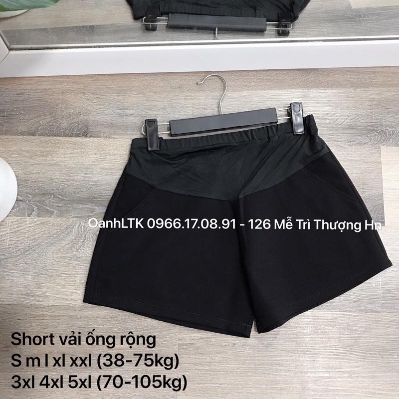 QUẦN SHORT BẦU ĐẠI 70-100KG