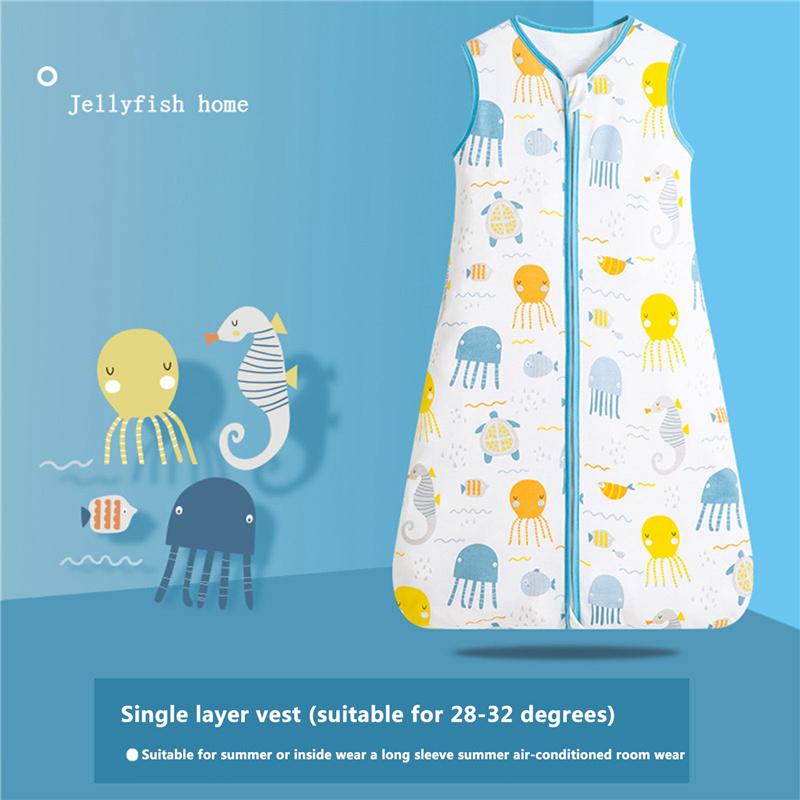 Túi Ngủ Dễ Thương Cho Bé Áo Vest Túi Ngủ Hoạt Hình Rpint Bé Áo Ngủ Bao Tã Kén Cho Bé Sơ Sinh Sleepsack