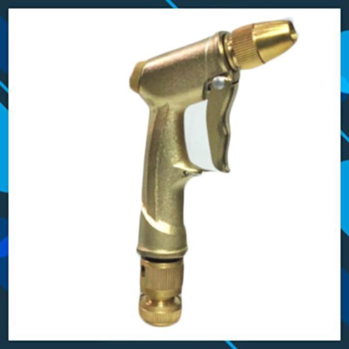 Vòi Xịt️ Bộ dây vòi xịt nước rửa xe, tưới cây , tăng áp 3 lần, loại 7m, 10m 206701-1 đầu đồng, cút đồng