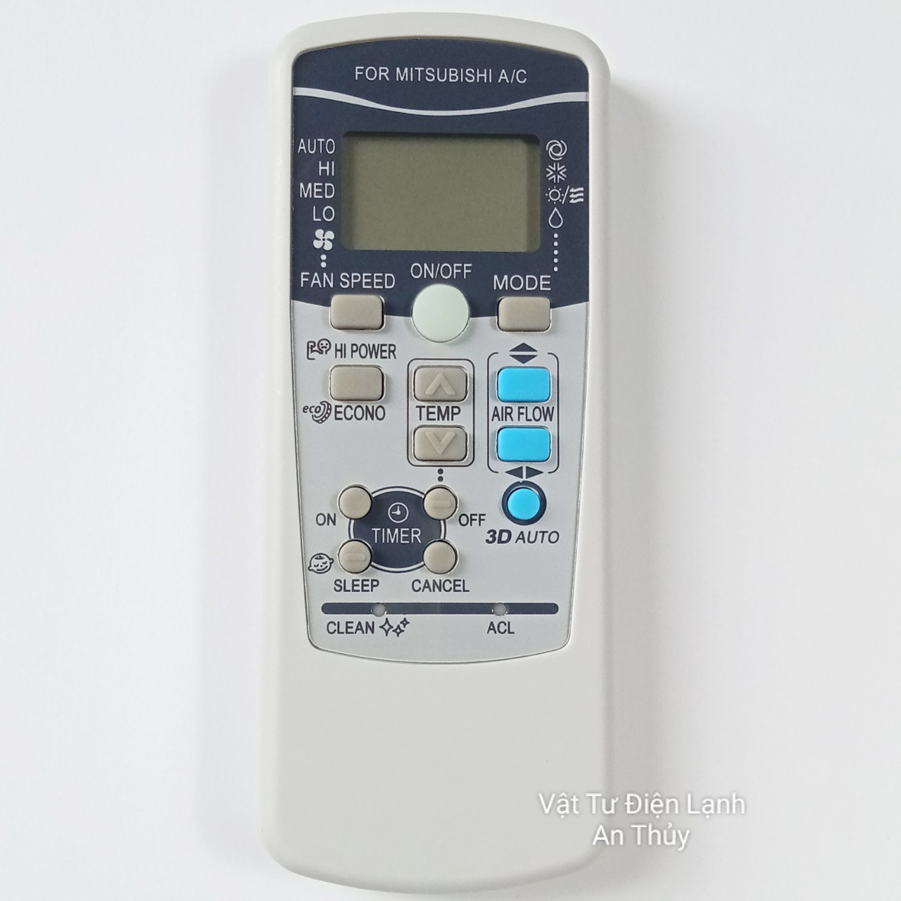Remote máy lạnh MITSUBISHI HEAVY 3D - Điều khiển máy lạnh MITSUBISHI HEAVY - Remote điều hòa MITSU - Điều khiển điều hòa