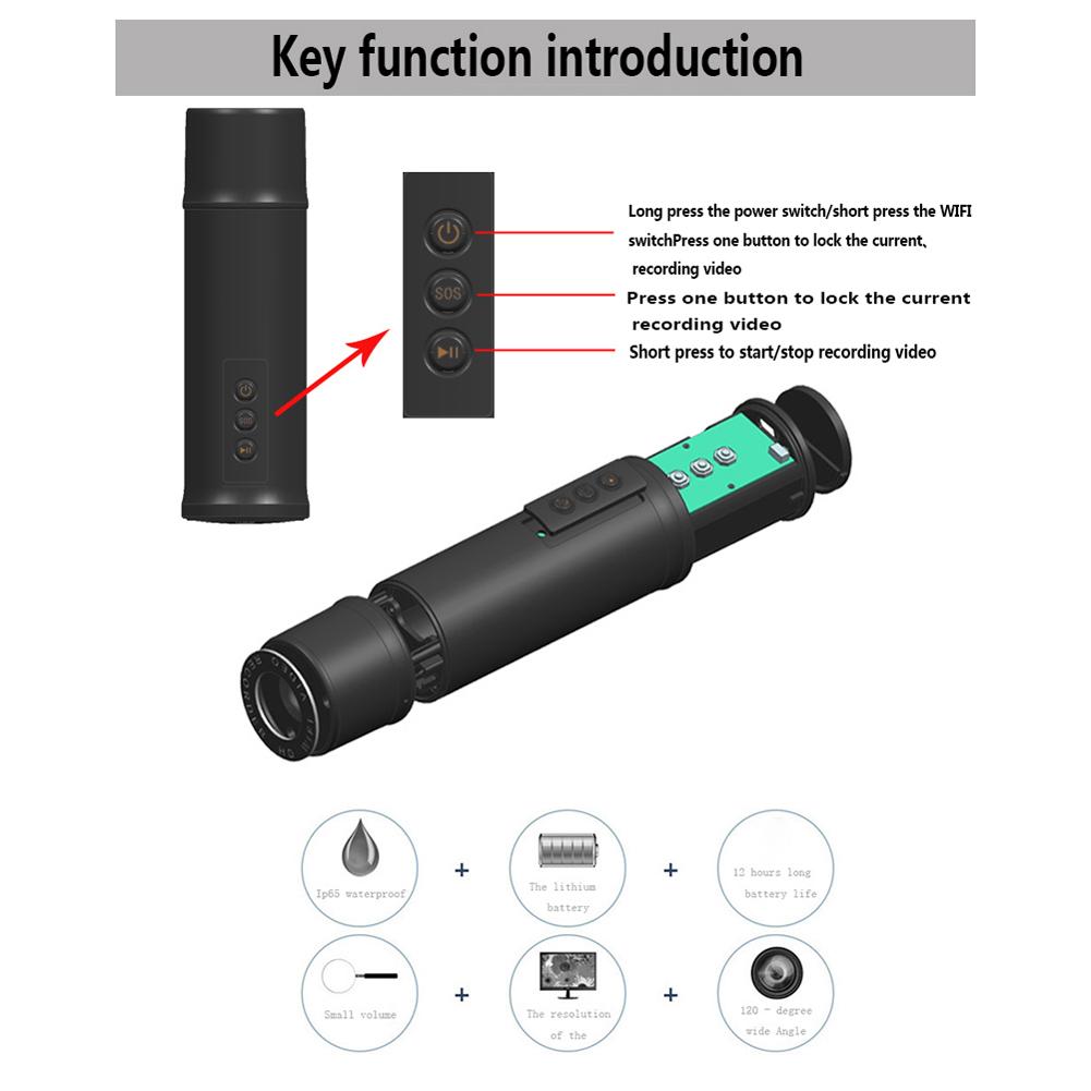 Bicycle Motorbike Helmet Camera 1080P Sports Action Recorder Camera Waterproof DVR Video Cam WiFi Connection