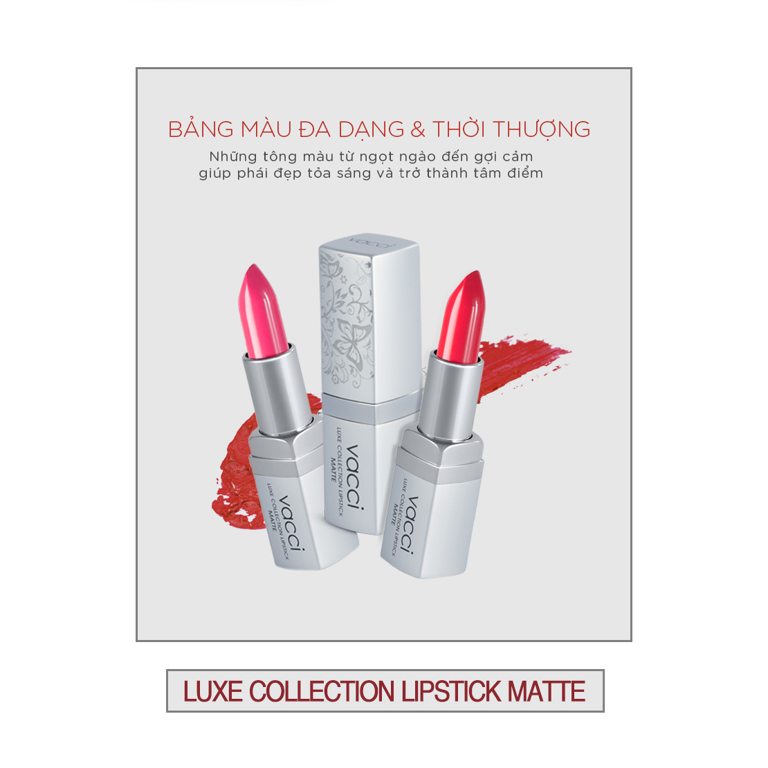 Son lì dưỡng môi cao cấp Vacci Matte Lipstick