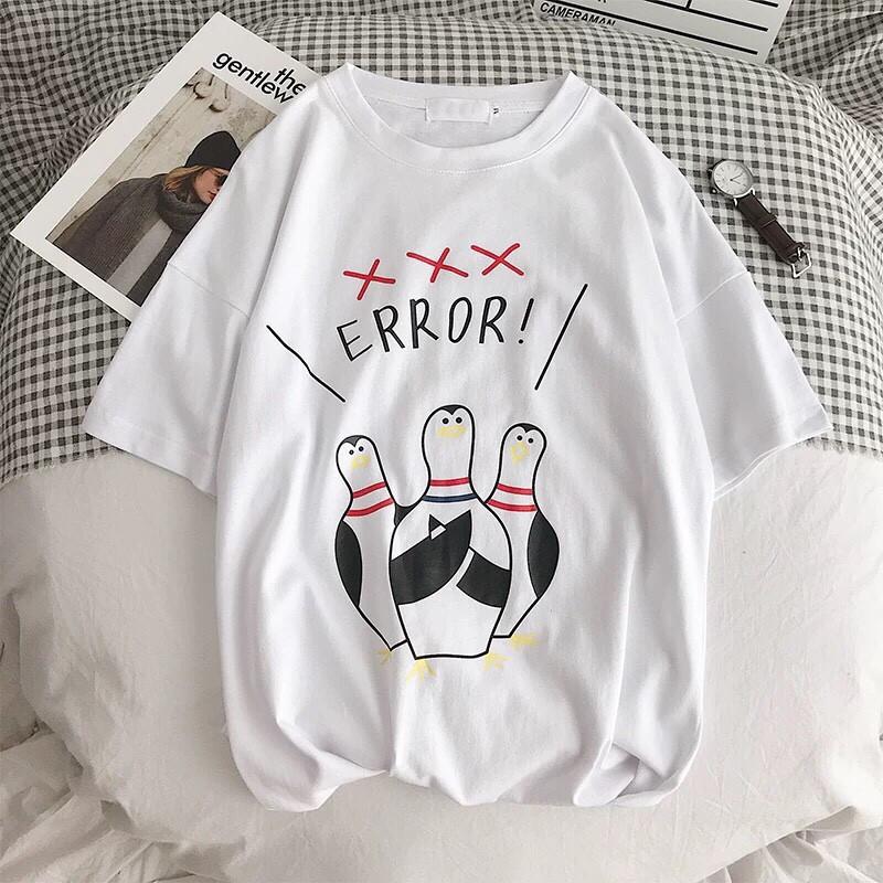 Áo Thun unisex Form Rộng Tay Lỡ, Áo Thun Form Rộng - Free Size
