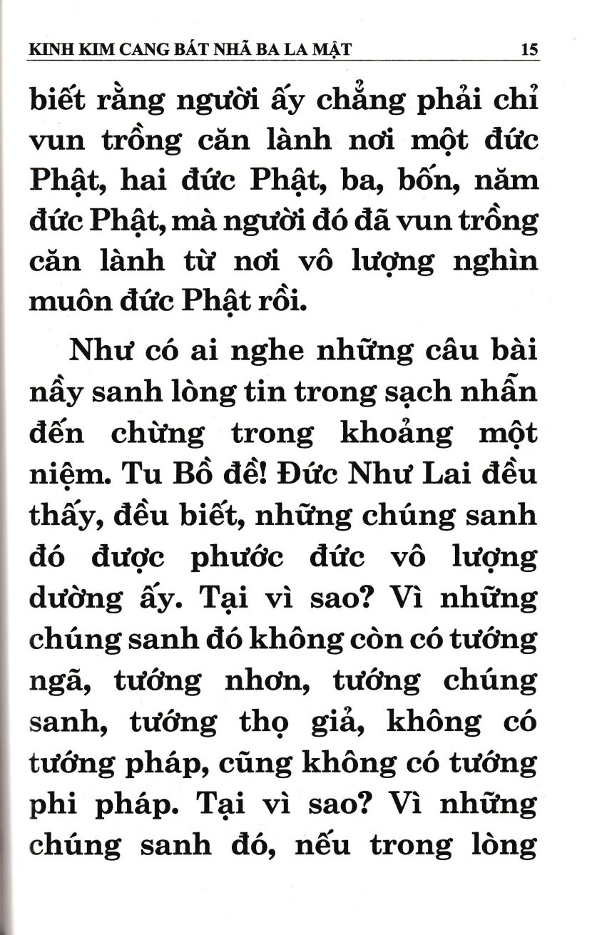 KINH KIM CANG BÁT NHÃ BA LA MẬT