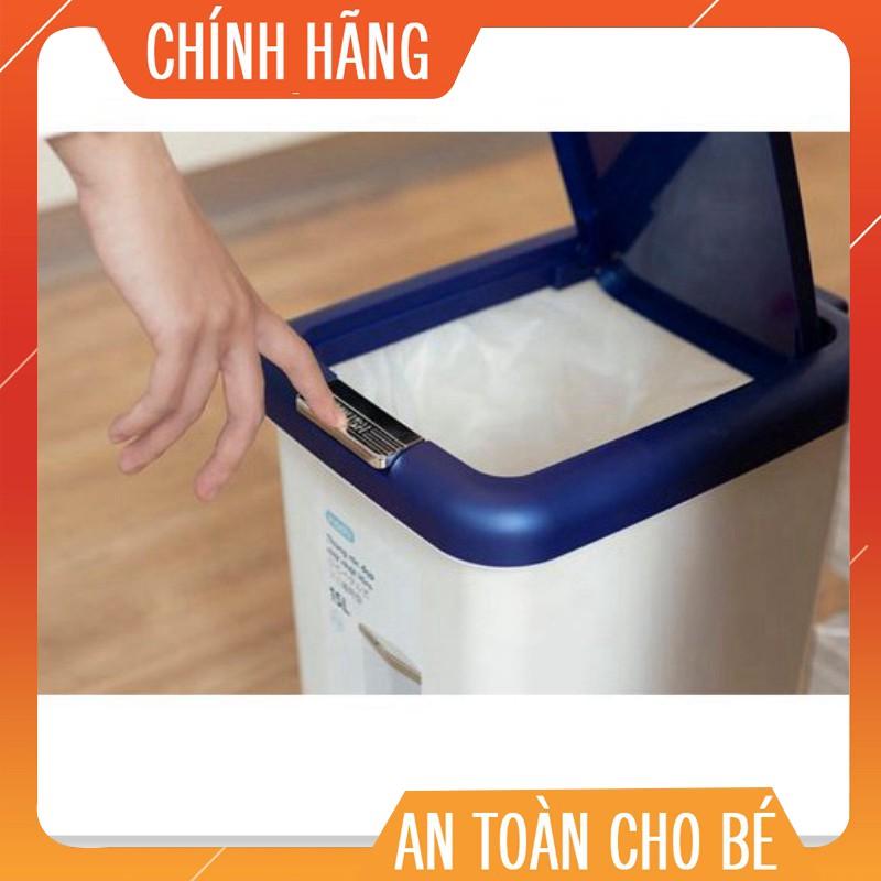 Thùng rác đạp chữ nhật Inochi 10L (tiêu chuẩn Nhật Bản