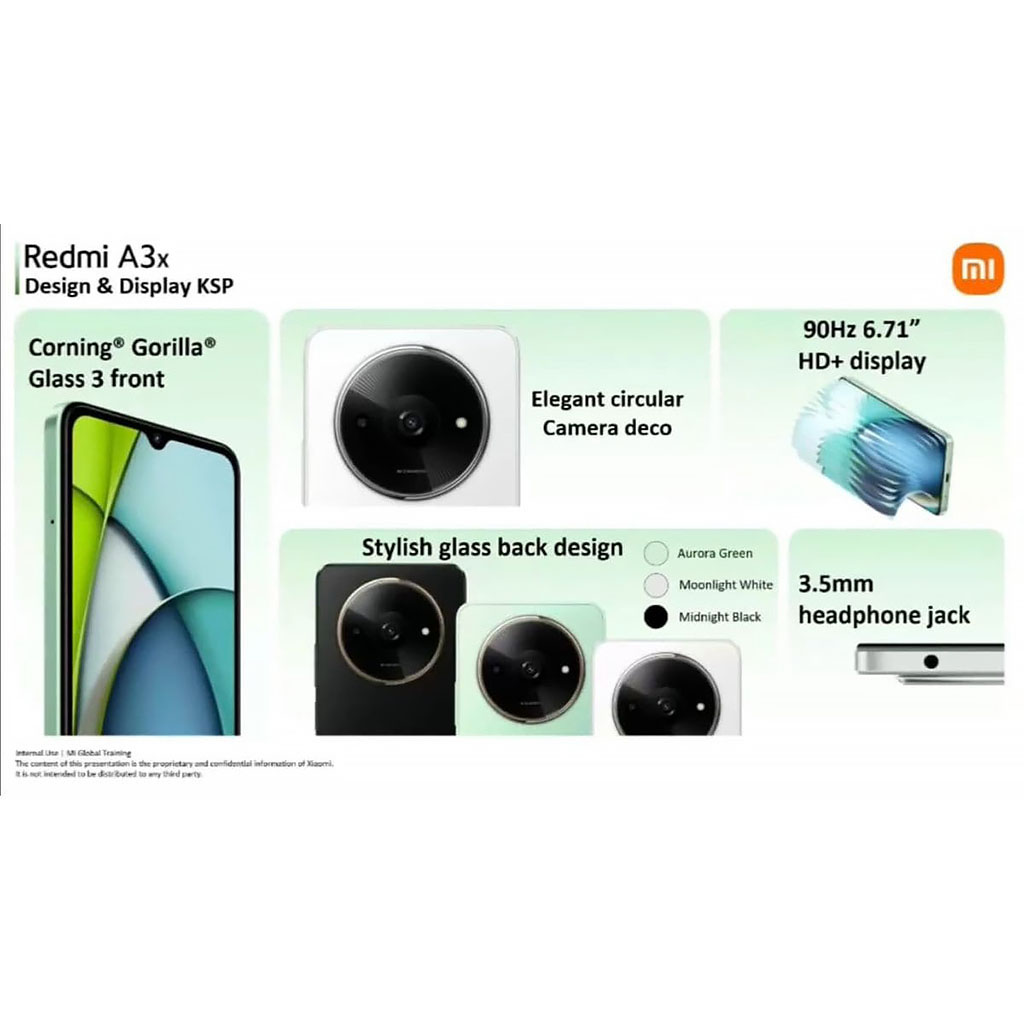 Điện thoại Xiaomi Redmi A3X (3GB/64GB) - Hàng Chính Hãng