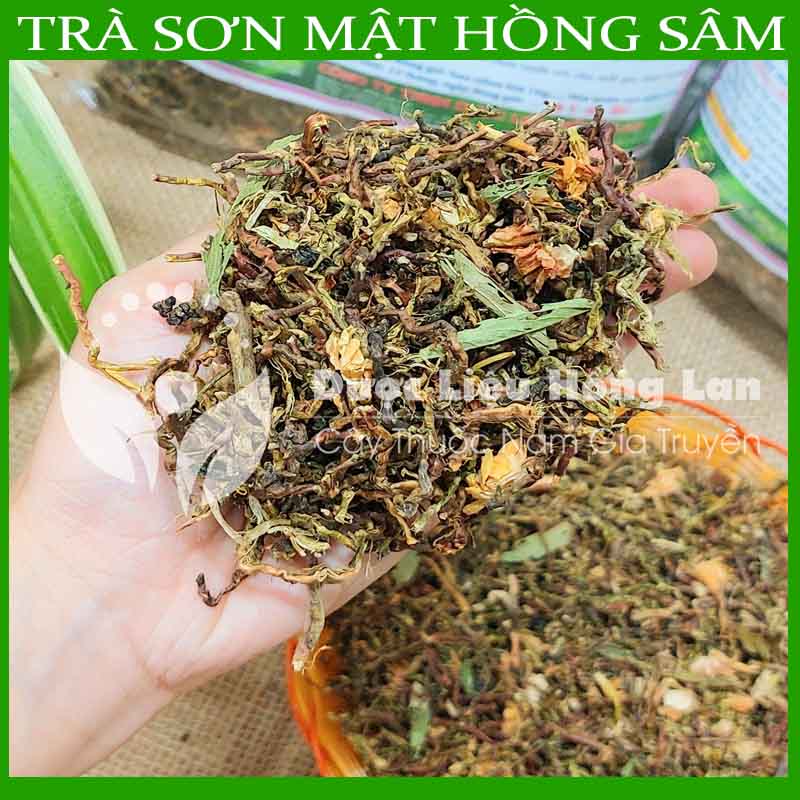 Trà Sơn Mật Hồng Sâm khô sạch đóng gói 500gram