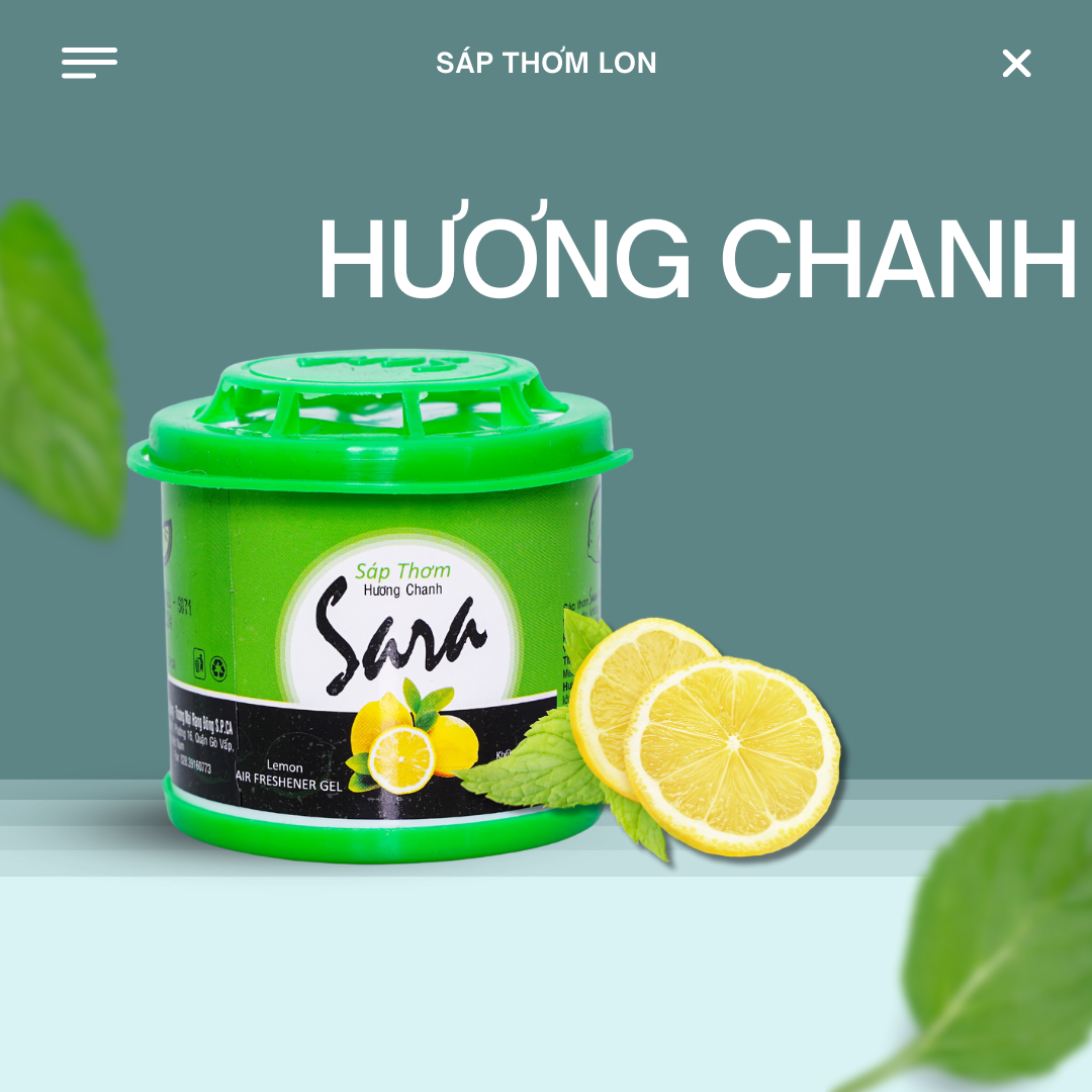 Sáp thơm lon Sara 100g