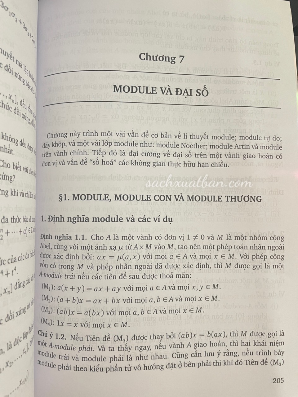 Sách Cơ Sở Đại Số Hiện Đại