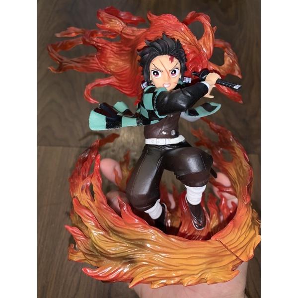 Mô hình Figure Kimetsu no Yaiba - Demon Slayer Tanjiro hiệu ứng rồng 20cm