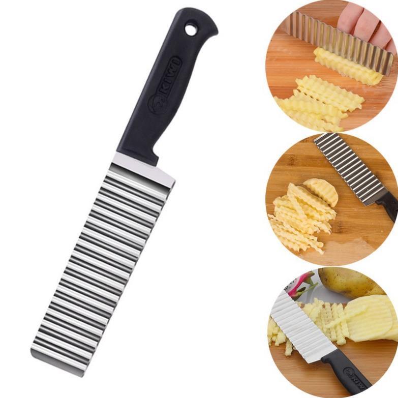 Dao lượn sóng cắt thái rau củ quả BLW Inox 304 không gỉ
