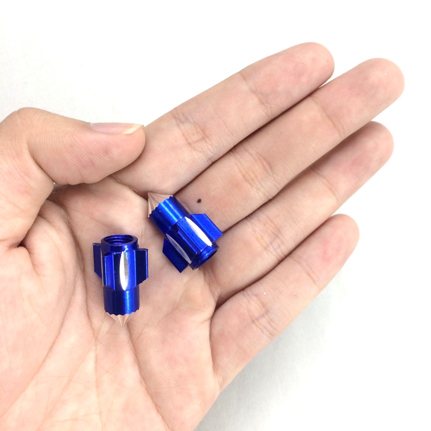 Van vòi xe kiểu dáng bút chì màu xanh dương