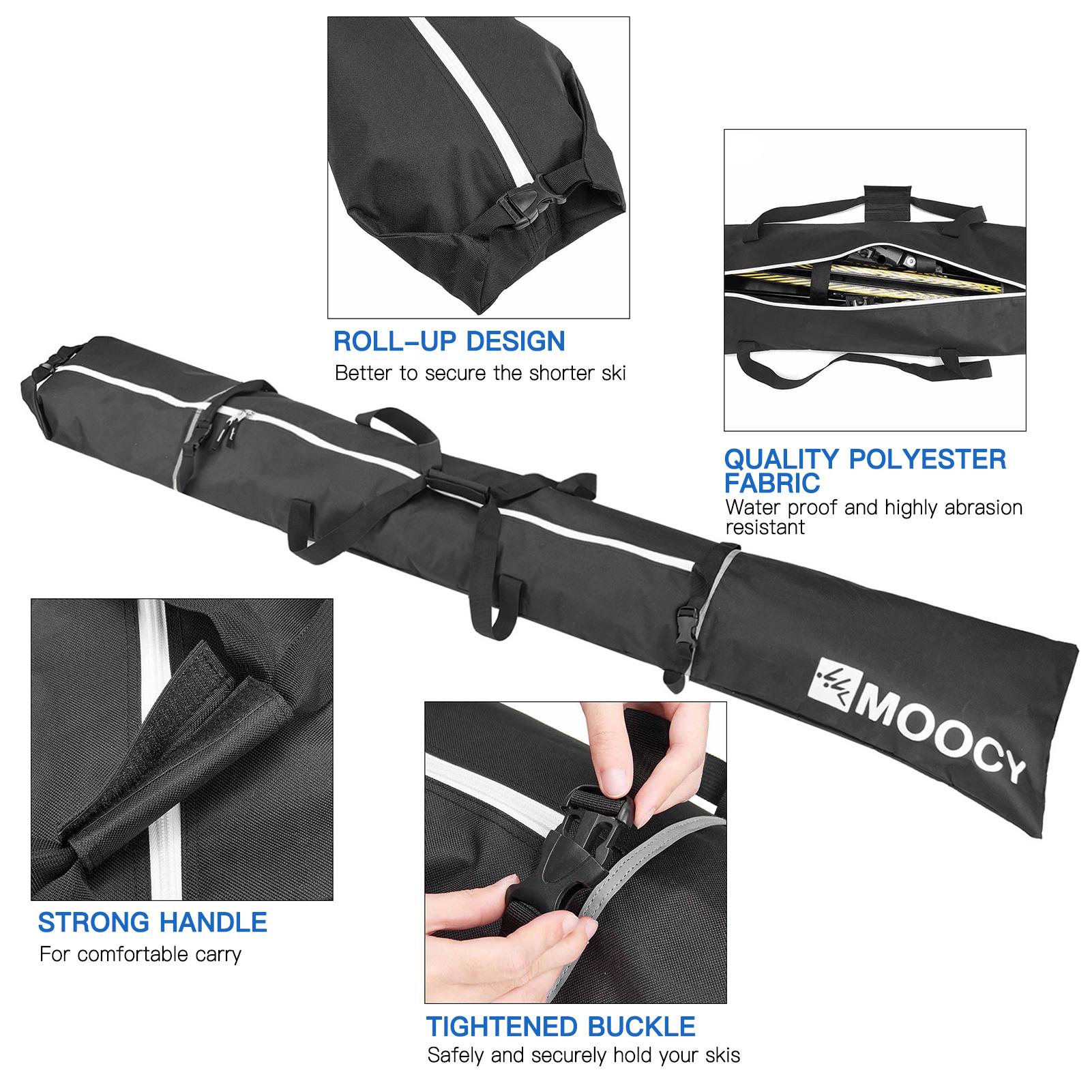 Set 2 Combo Túi Đựng Giày Trượt Tuyết Và Cây Trượt Tuyết Di Động Có Đệm Chống Thấm Nước