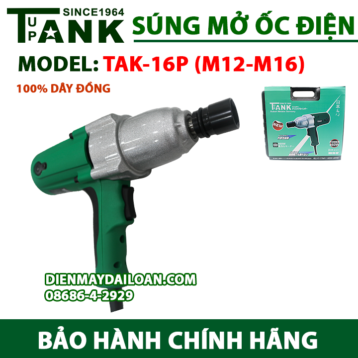 Máy vặn bulong tank since 1964 TAK-16P