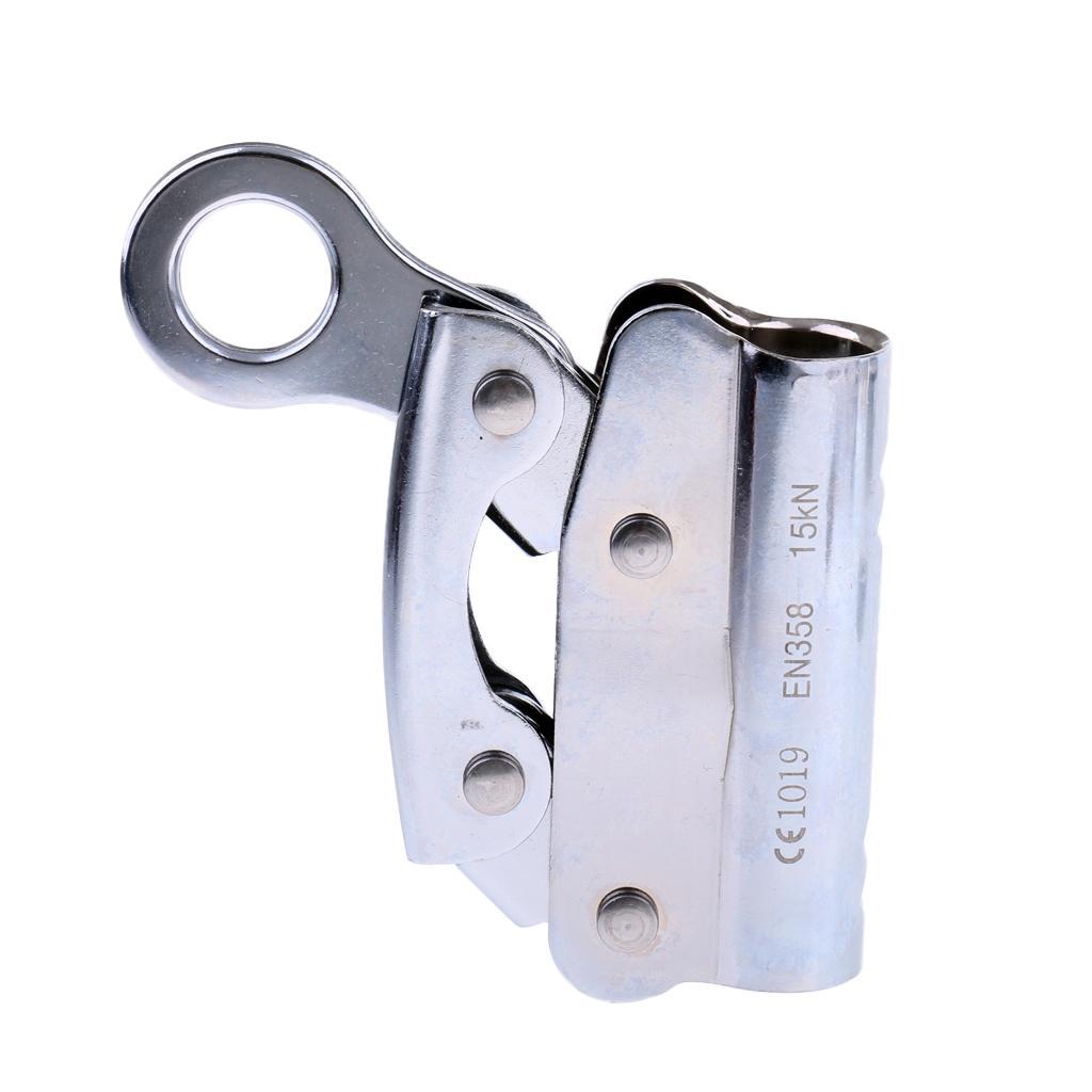 2pcs Rock Climbing Rope Grab Protecta Ascender Riser Clamp for Rope Access, Fall Protection Safety Gear Outdoor Sports Caving Rescue Rigging