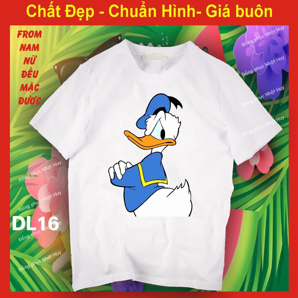 Áo thun vịt Donald DL16 phông , chất đẹp,đổi trả,