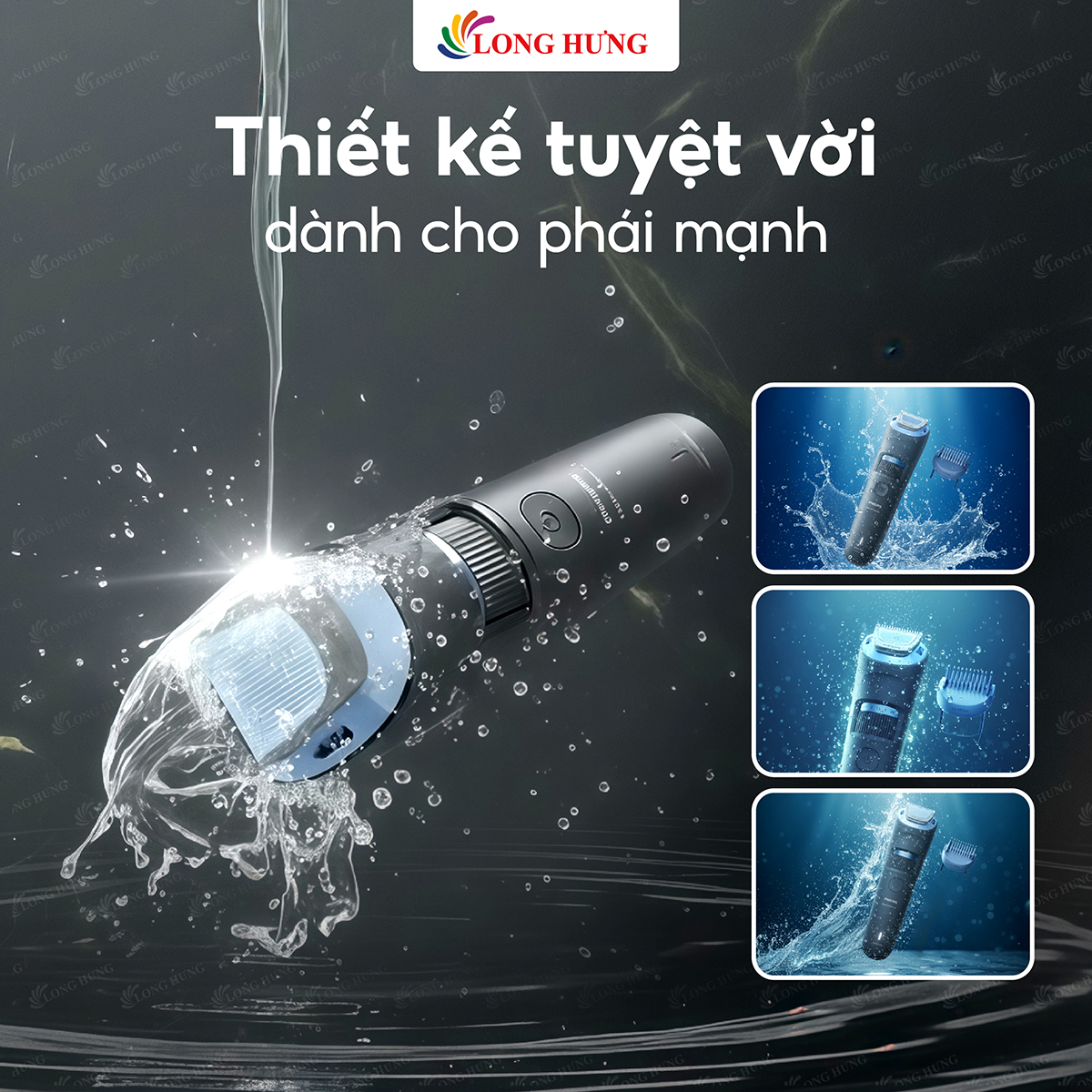 Máy cạo râu Philips Beard Trimmer 3000 Series BT3617/15 - Hàng chính hãng
