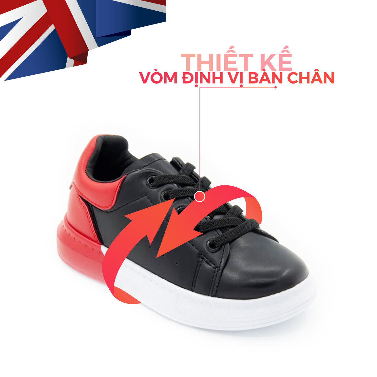 Giày Thể Thao Sneaker Bé Trai Bé Gái Đi Học Cổ Thấp Crown Space UK Active CRUK254 Cho Trẻ em Chất Liệu Cao Cấp  Siêu Nhẹ Êm Size 28-36/4-14 Tuổi