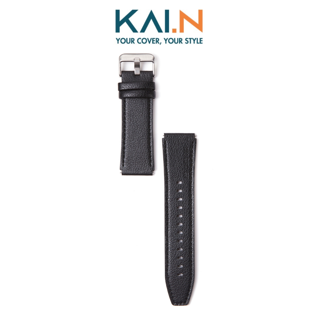 Dây Đeo Da Dành Cho Huawei Watch Gtgt2Gt3Gt3 Progt Runnerhonor Watch Magicmagic 2 Size 22Mm, Kai.n Genuine Leather - Hàng Chính Hãng - Black - 22Mm