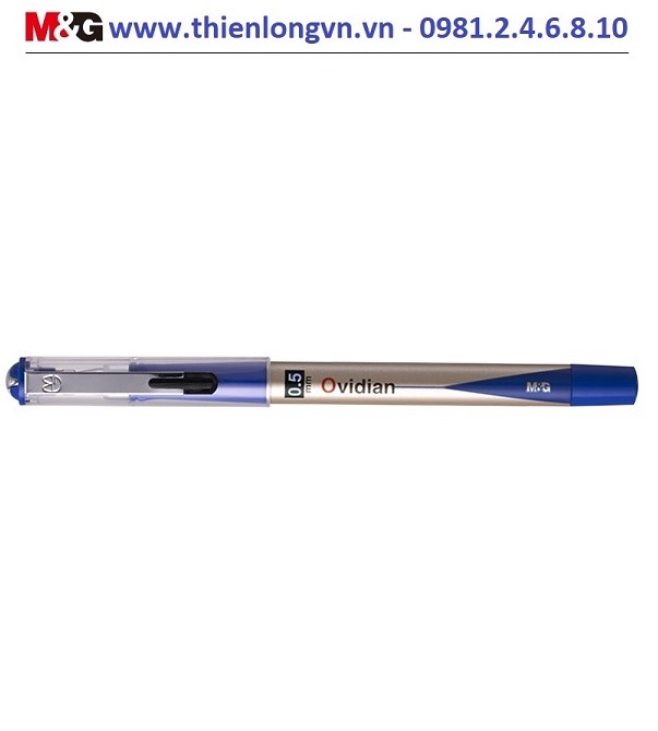 Hộp 12 cây bút nước 0.5mm M&G - AGP11536A mực xanh